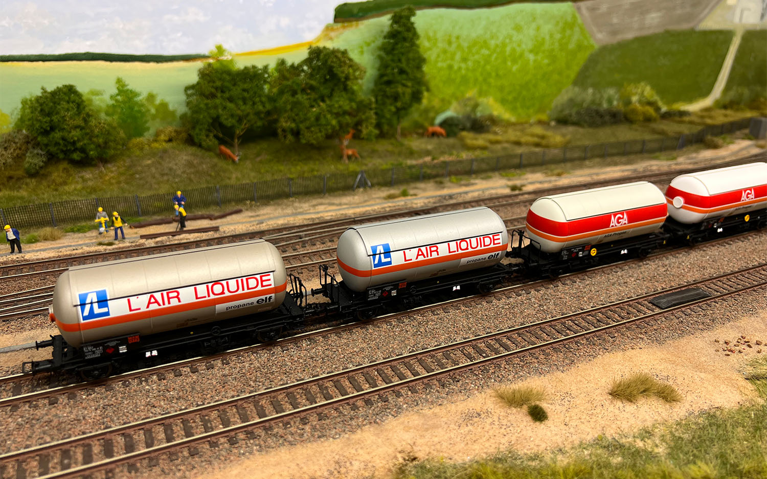 HJ6289 SNCF AGA Progas Gaskesselwagen-Set Ep.4