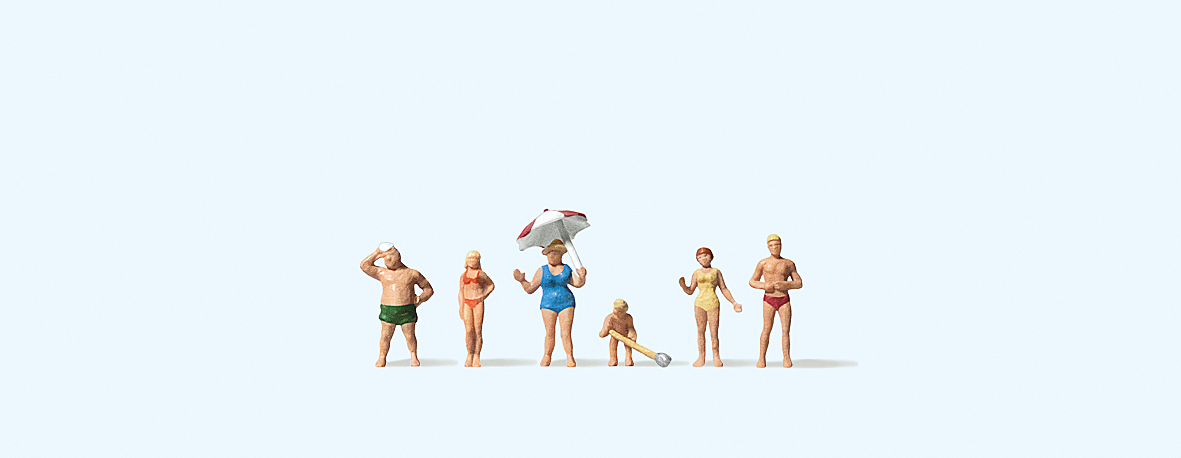 Preiser 88524 Familie Krause am Strand