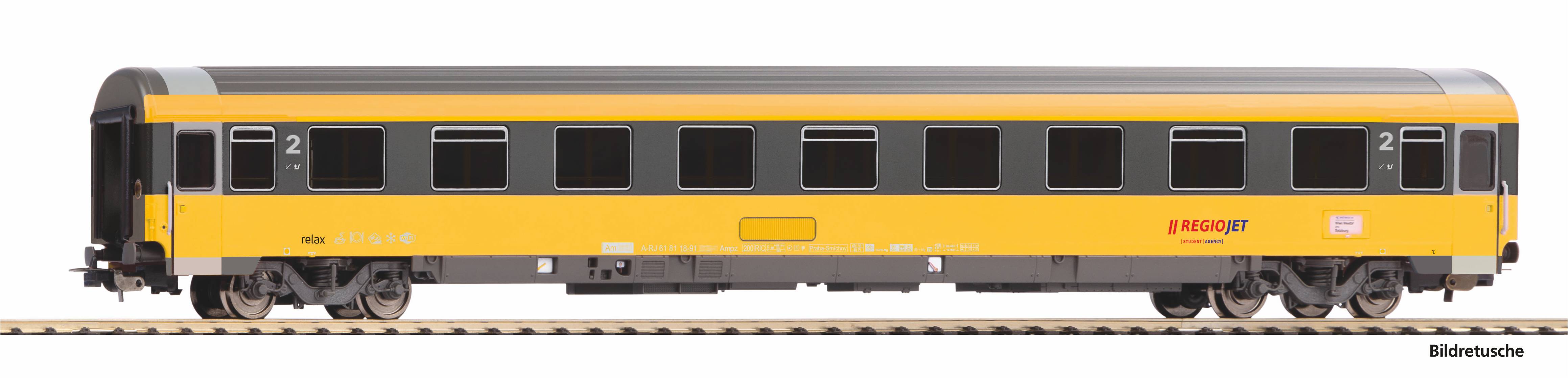 59659 Regiojet Personenwg. Eurofima 2.Kl. Ep.6