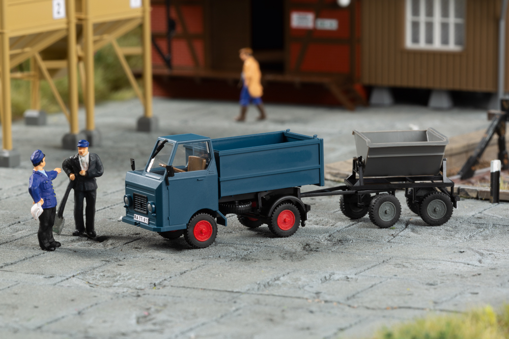 41676 Multicar M22 Hochbordkipper mit Kipplore
