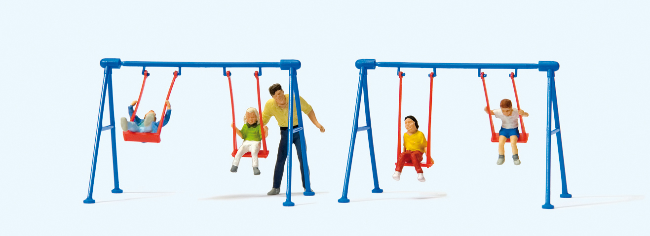 Preiser 10630 Kinder auf der Schaukel