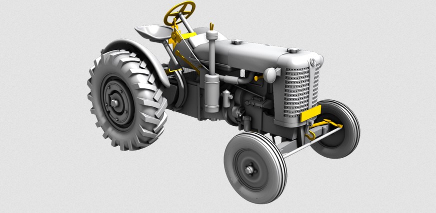 Glow2B MV129 Planet Models: Traktor Zetor 25