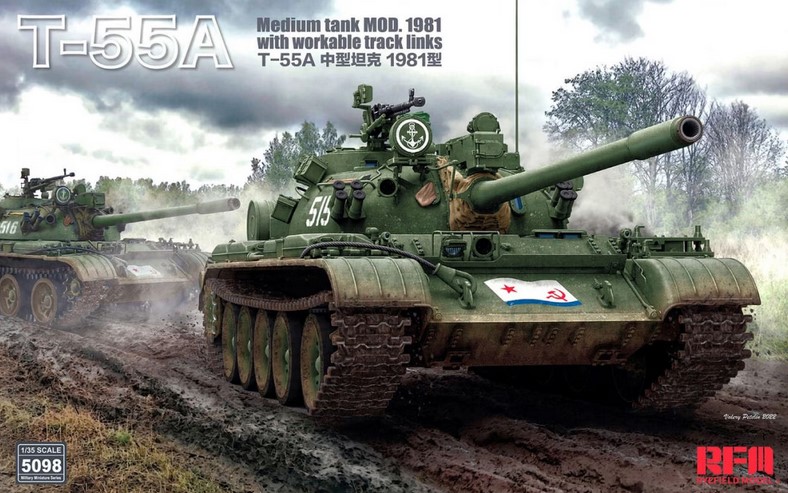 RM-5098 T-55A Medium Tank Mod. 1981