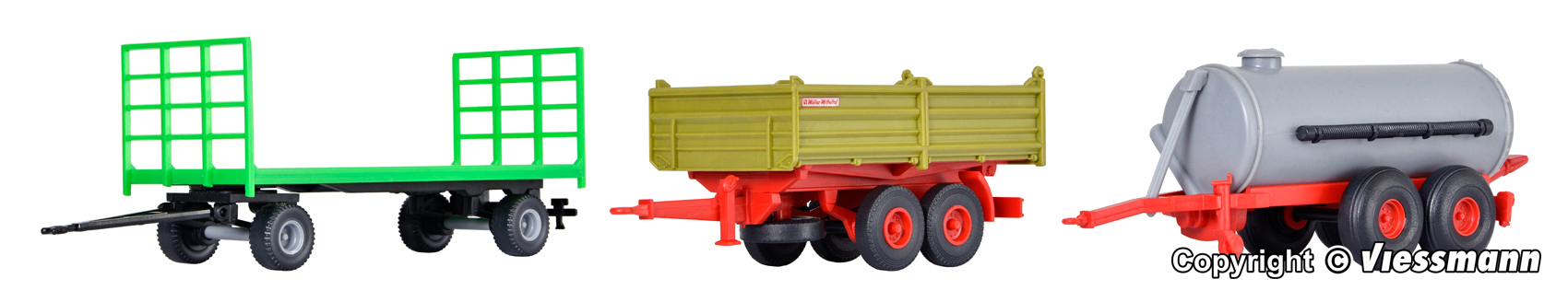 10908 Landwirtschaftliches Anhänger-Set 3-tlg