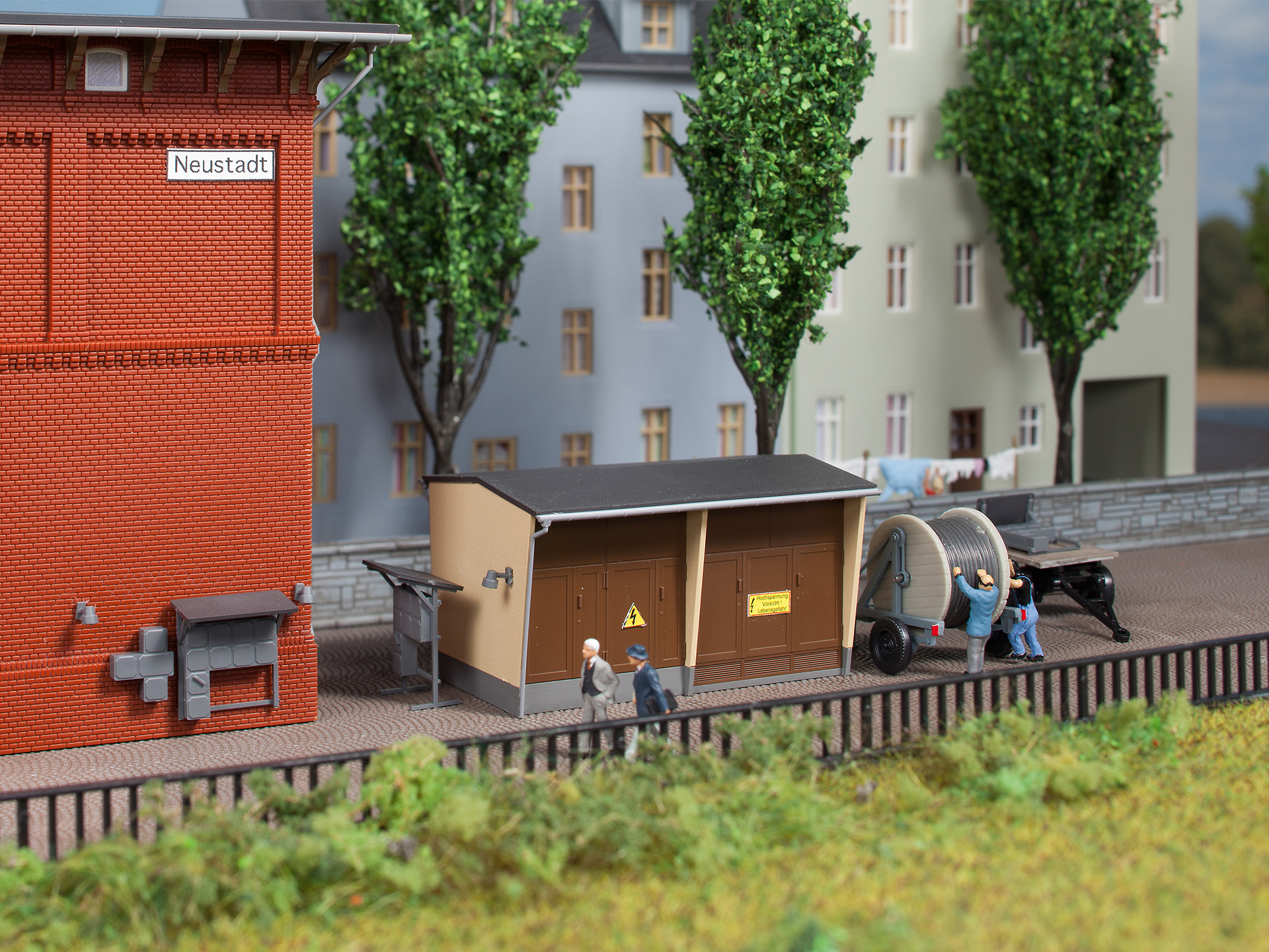 13338 Trafostation mit Zubehör