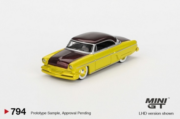 MGT00794-L MiniGT:Lincoln Capri Hot Rod Lime Yellow