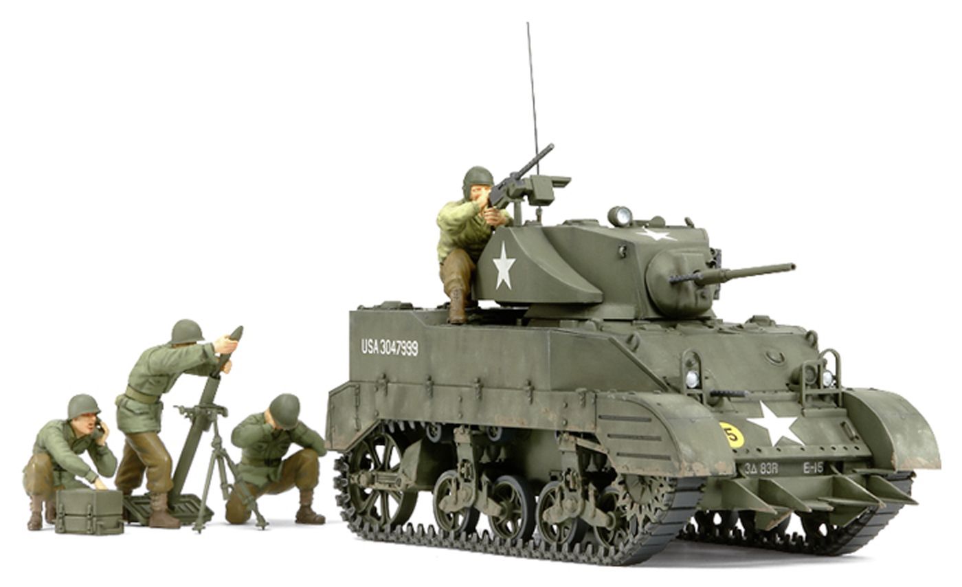 35313 US M5A1 Leichter Panzer mit Mörser (4)