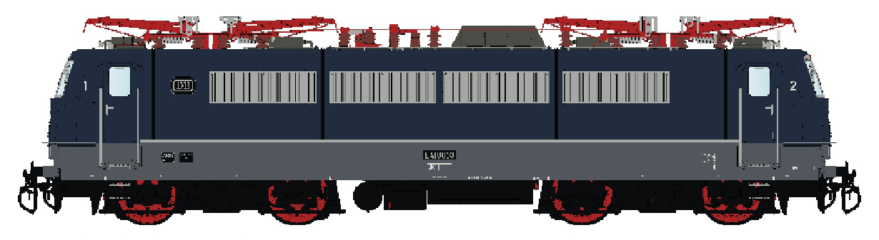 16023DCS E-Lok E 410 003 DB, Ep.IIIb, Sound