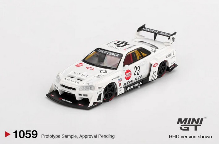 MGT01059-R MiniGT: Nissan GTR (R34) SUPER SILHOUET