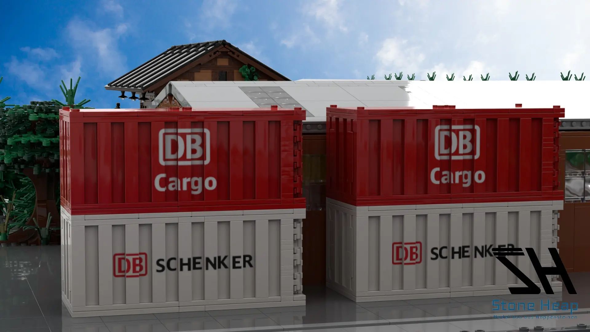 STONE HEAP SH-4006 2x 20 Fuß DB Container