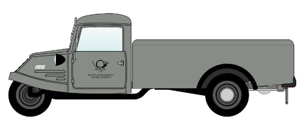 NA88521 Goliath GD 750 Set  Deutsche Bundespost