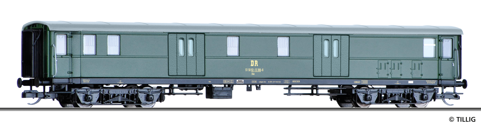 13377 DR Gepäckwagen Dge Ep.4