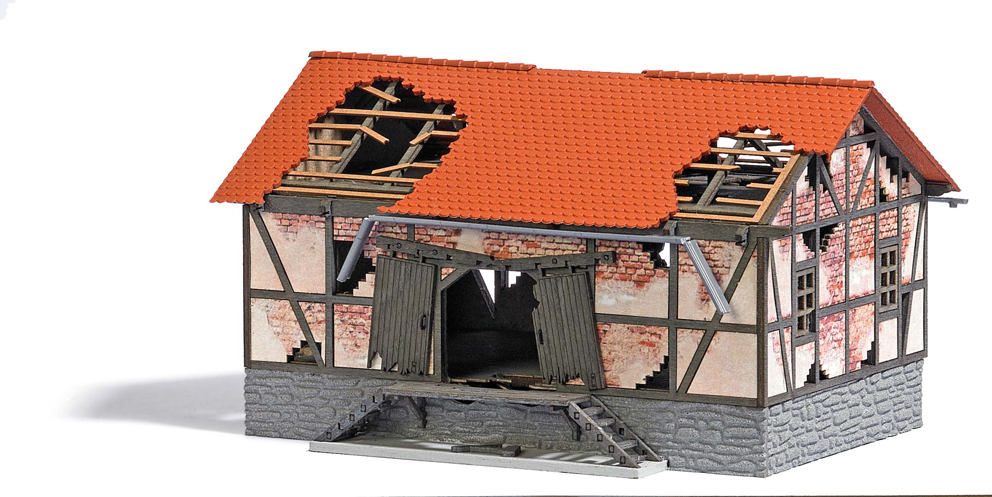 1664 Verfallener Güterschuppen