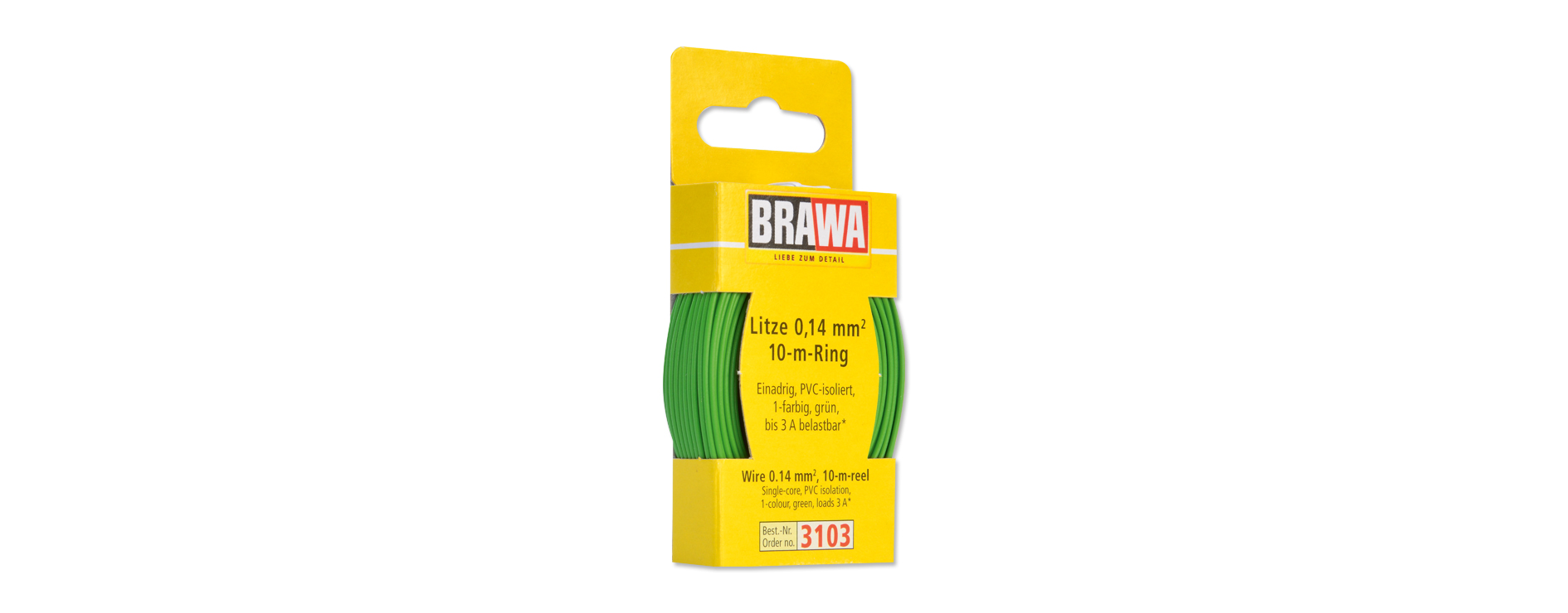 3103 Litze einadrig, grün 0,14 mm² 10 m