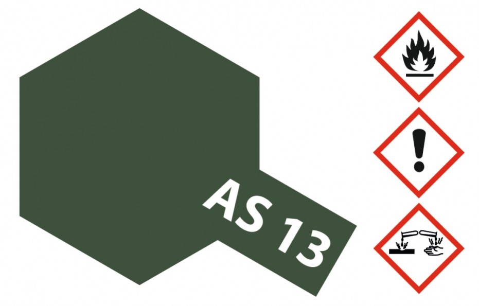 86513 AS13 - Spray Grün matt (USAF)100ml