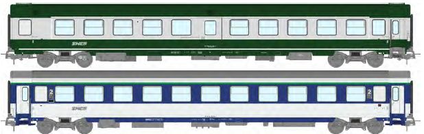 JM-050 SNCF Personenwagen-Set 2-tlg. Ep.4/5
