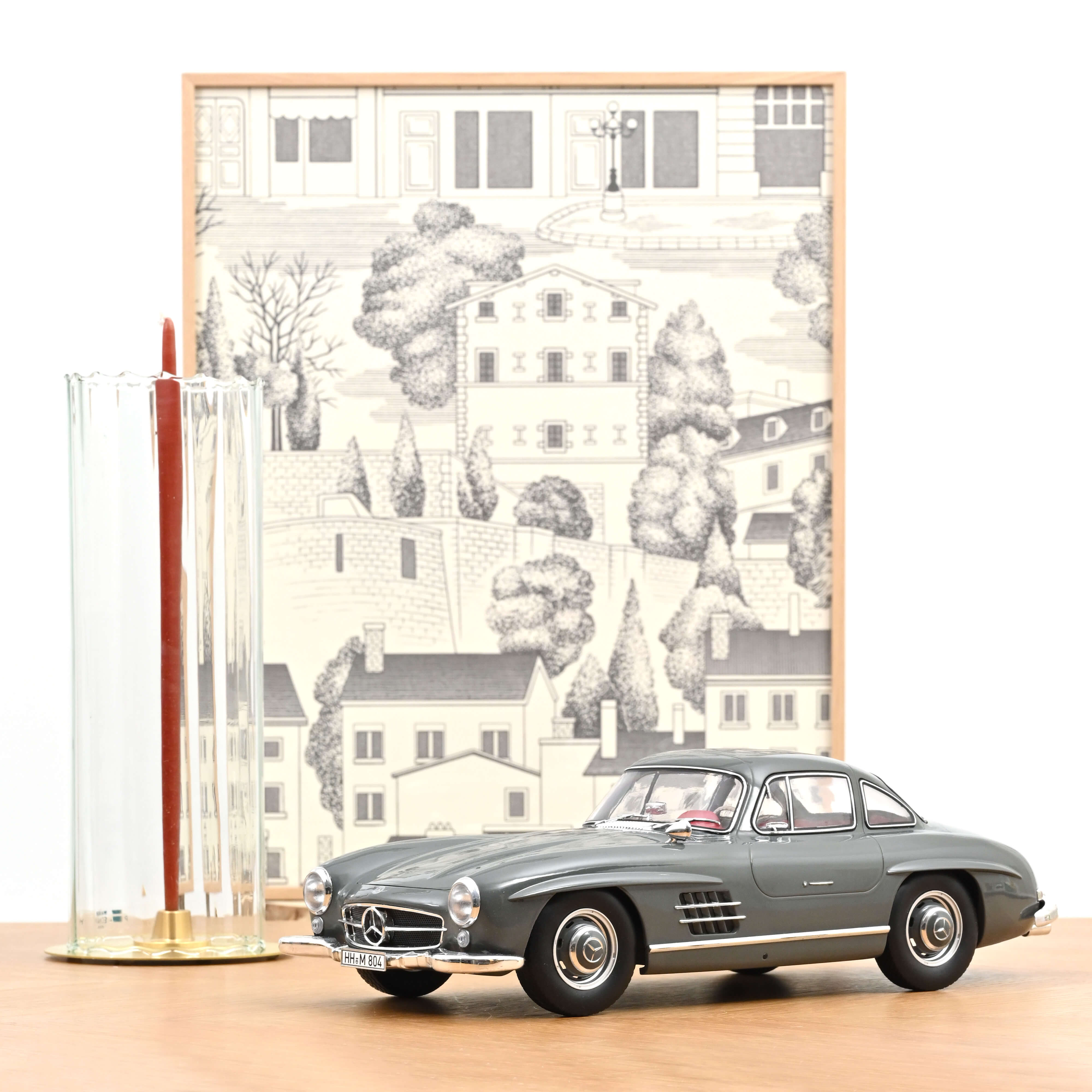 123852 MB 300 SL Coupe graphite grau (1954)