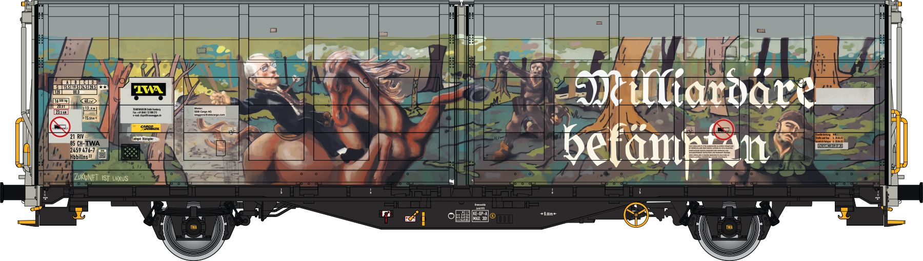 245067 TWA Schiebewandwagen Ep.6- Graffiti