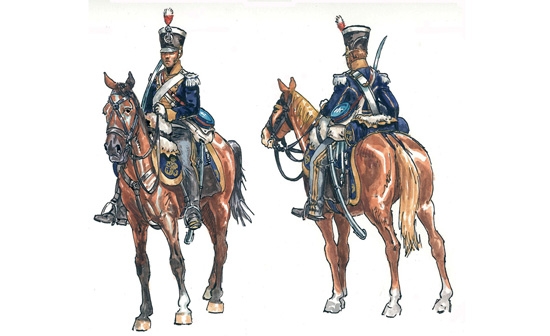 Italeri 6094 Fig.-Set Leichte Kavallerie Napol.