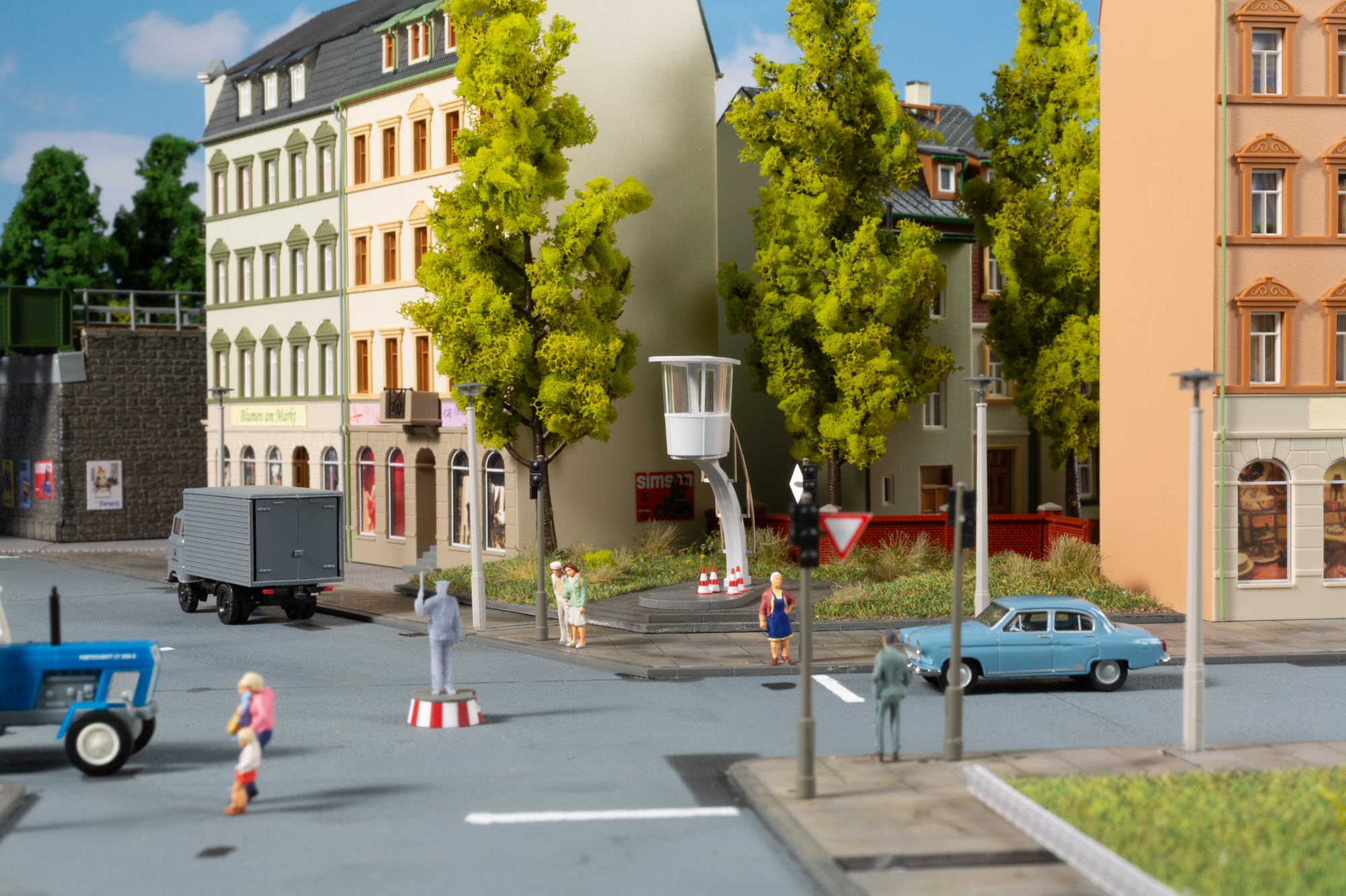 13352 Verkehrskanzel mit Zubehör