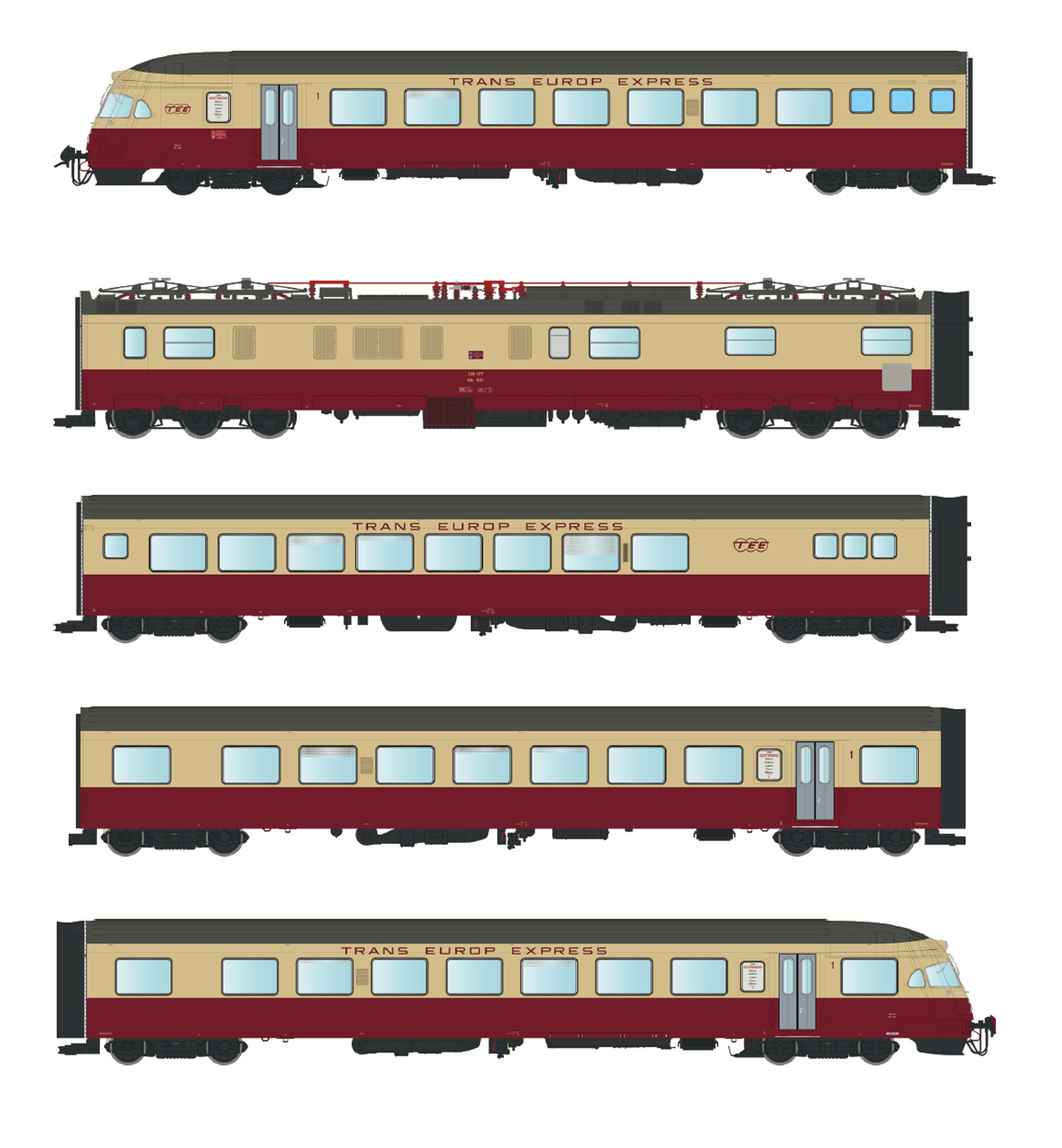 17022S SBB TEE Triebzug RAe 5-tlg Ep.3