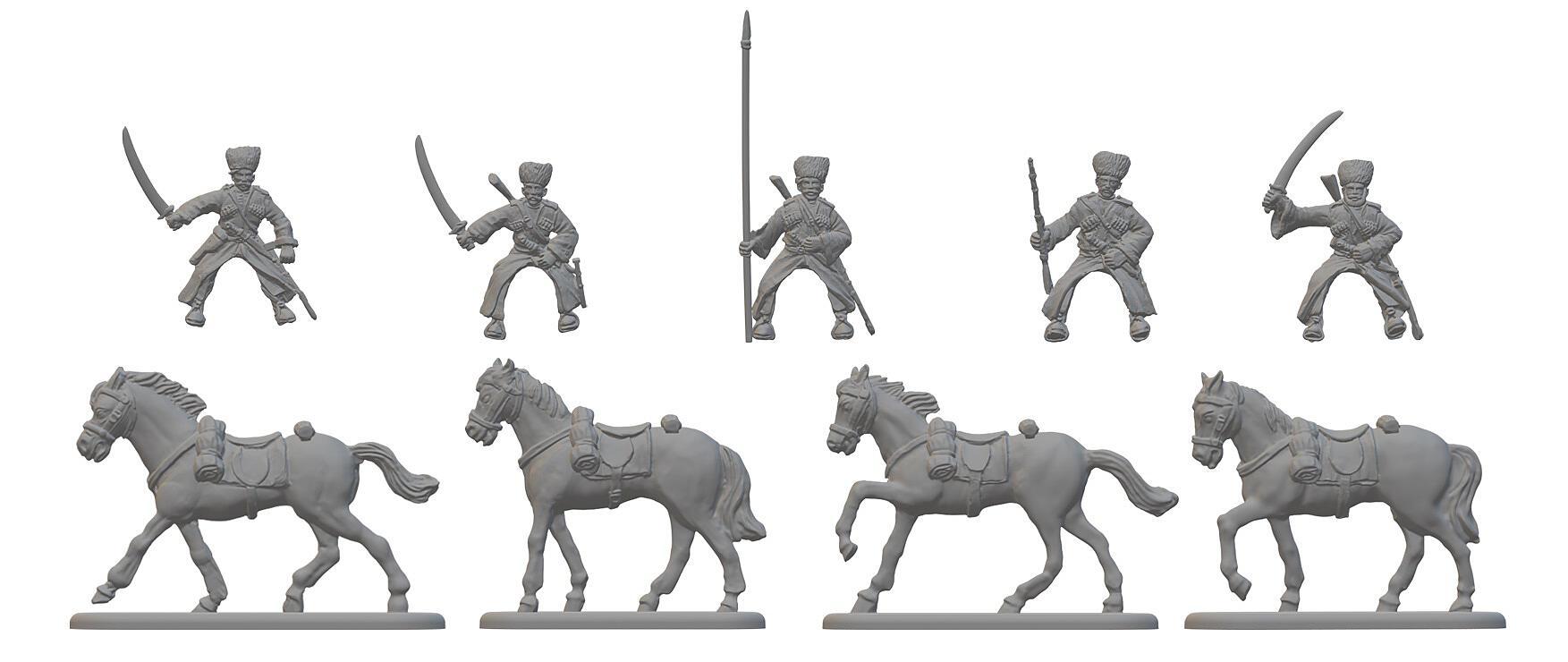 HäT - Hat Toy Soldiers 8315 WWI Russische Kosaken