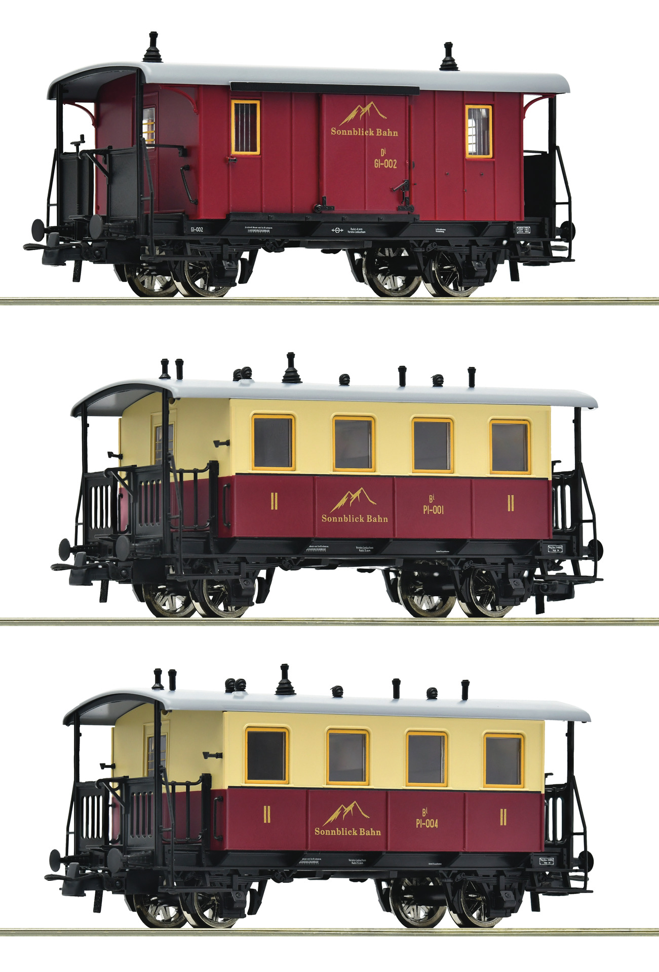 6200063 Sonnblick Personenzug-Set 3-tlg Ep.3/4