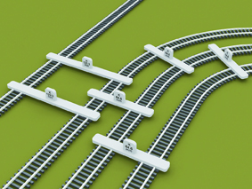 PPT-H0-MK Parallelgleislehre Märklin K-Gleis