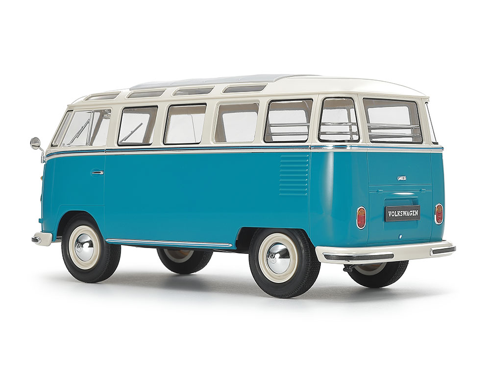 Tamiya 28102 ClickLoc: VW T1/2 Samba-Bus türkis/weiß