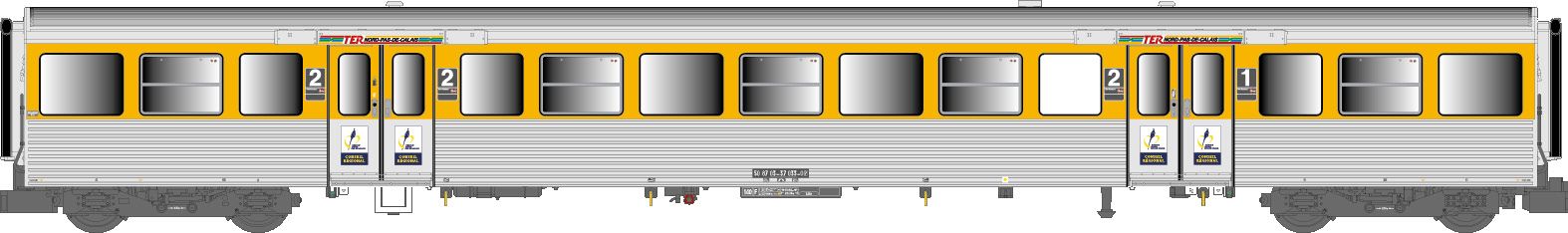 EPM E41.19.14 SNCF Personenwagen-Set 3-tlg Ep.4b/5