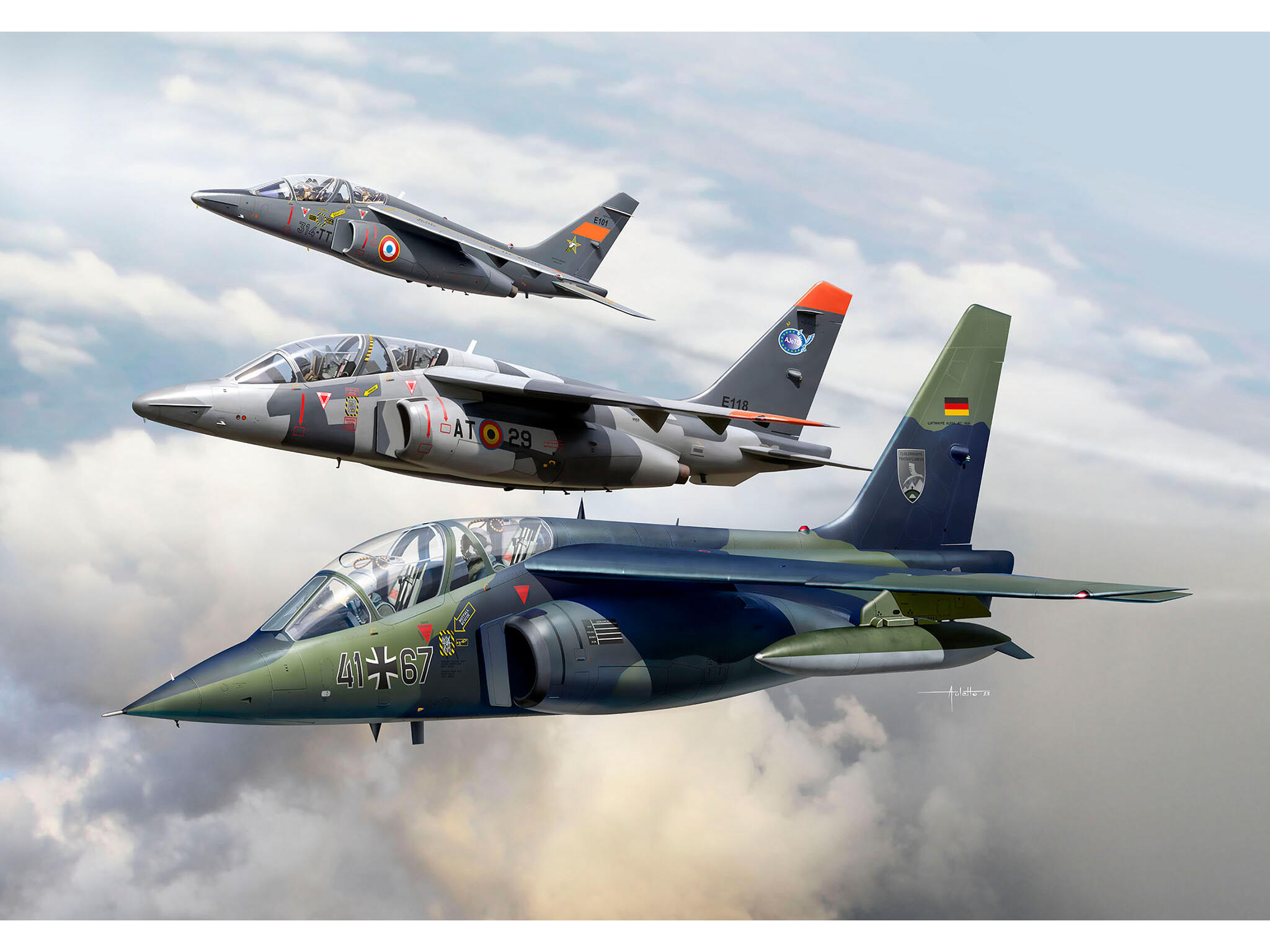 Revell 03810 Geschenkset: Alpha Jet 50th Anniversary