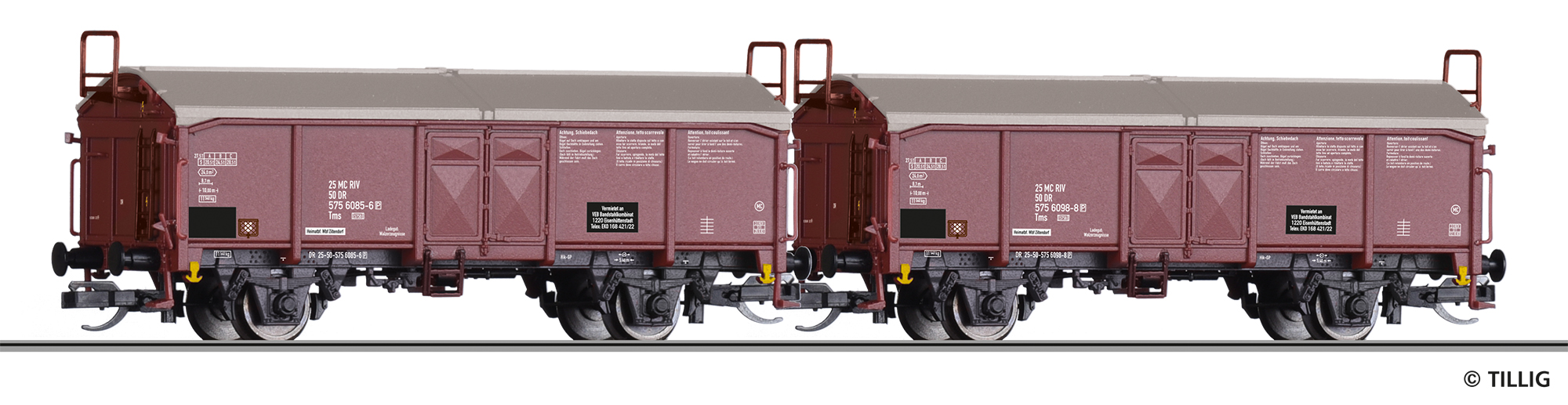 01033 DR  Schiebedachwagen-Set 2-tlg Ep.4