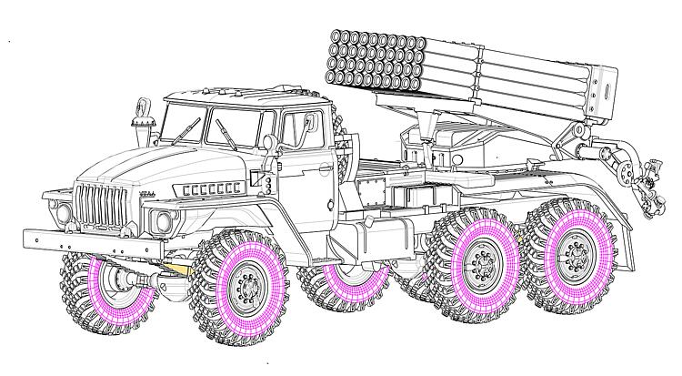 82931 BM-21 Grad Multiple Rocket Launcher
