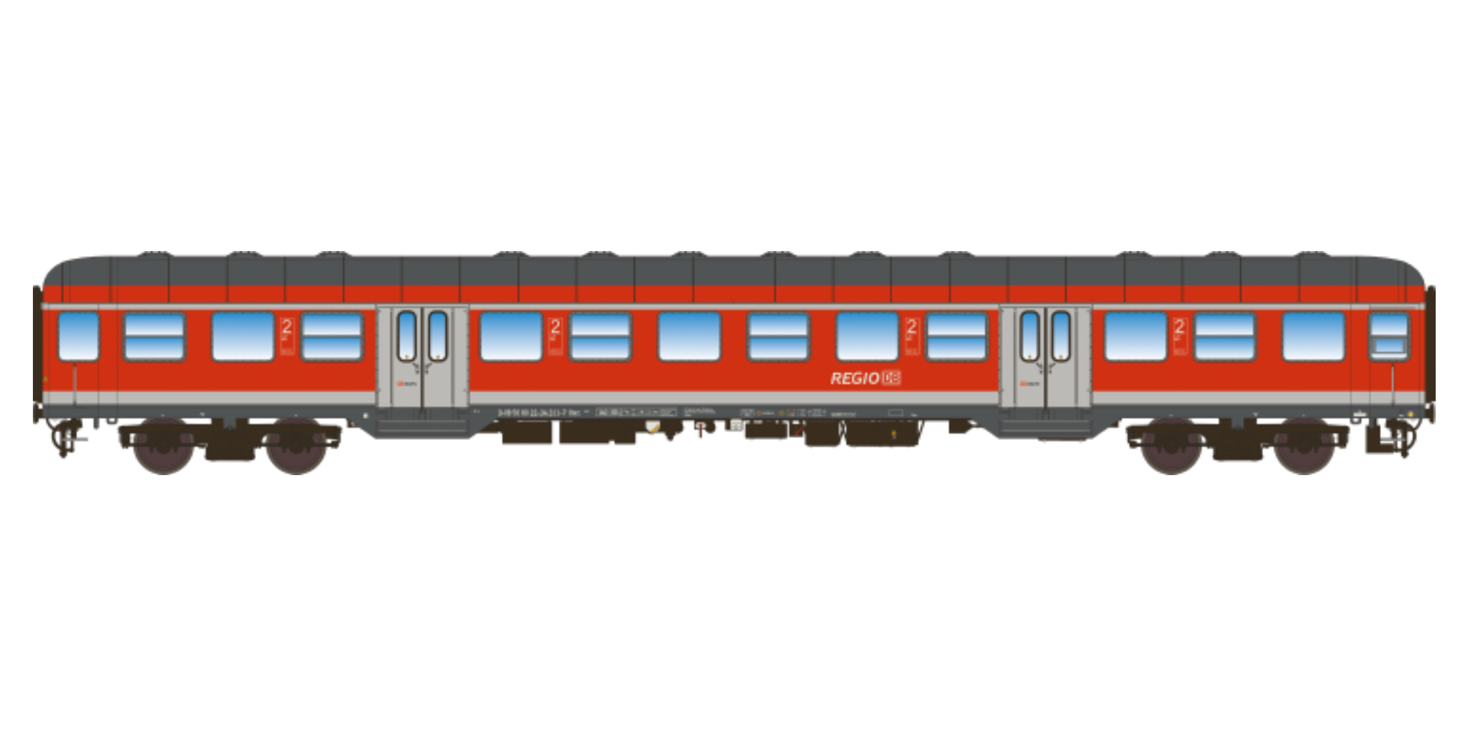 36514 DBAG Personenwagen Bnrz 446 2.Kl. Ep.5/6