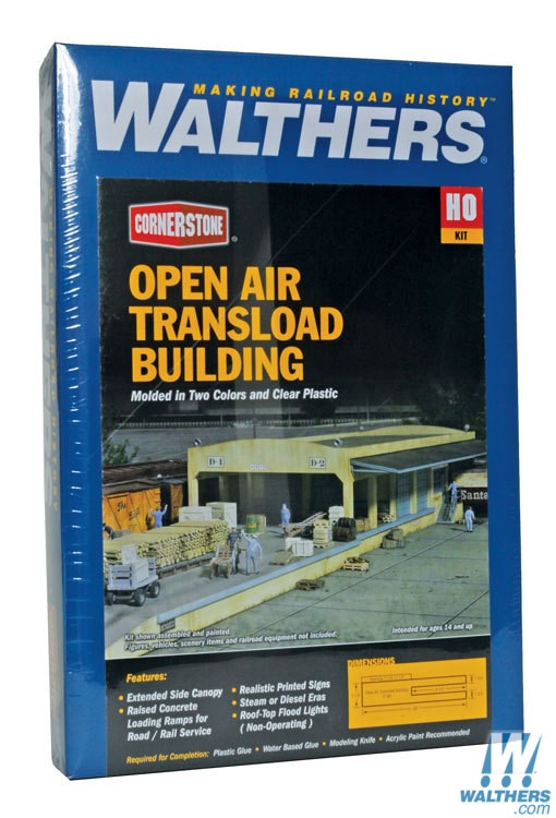 Walthers 2918 Open Air Transload Building