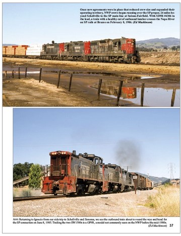 Morning Sun 1668 NWP Railroad in Color