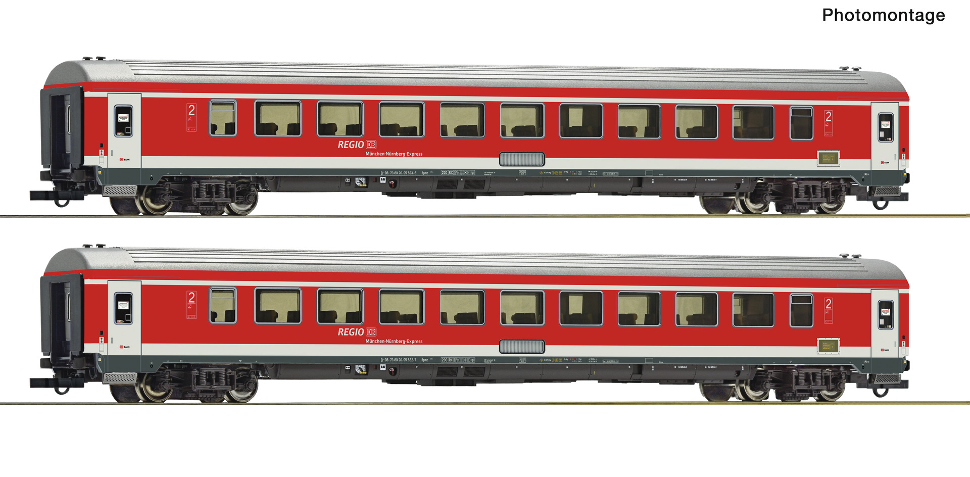 6200097 DBAG Reisezugwagen MNE Set 1 2tlg. Ep.6
