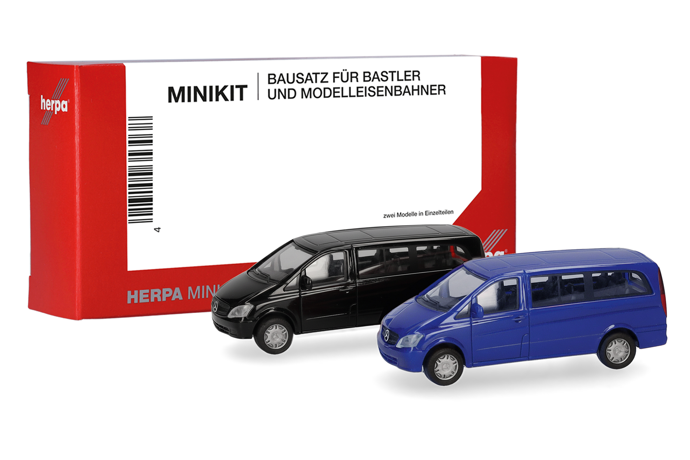 014212-002 MiniKit: MB Vito Bus 2010 schwarz/blau