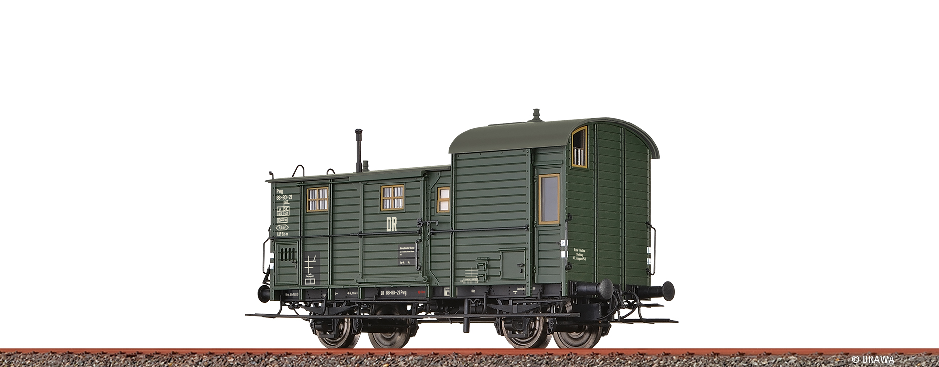 48371 DR Güterzug-Gepäckwagen Pwg88 Ep.3