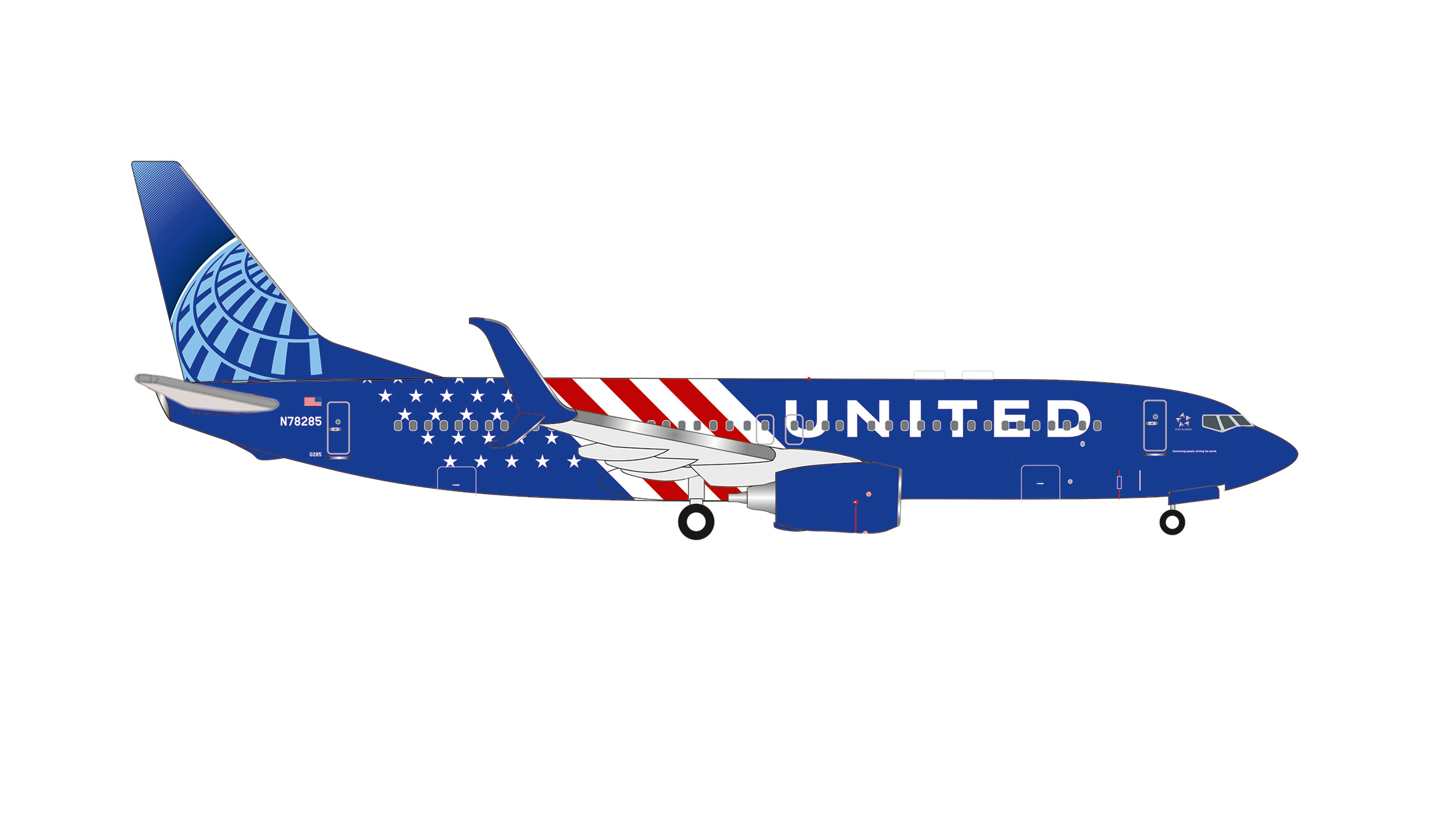 539913 Boeing 737-800 United Airlines