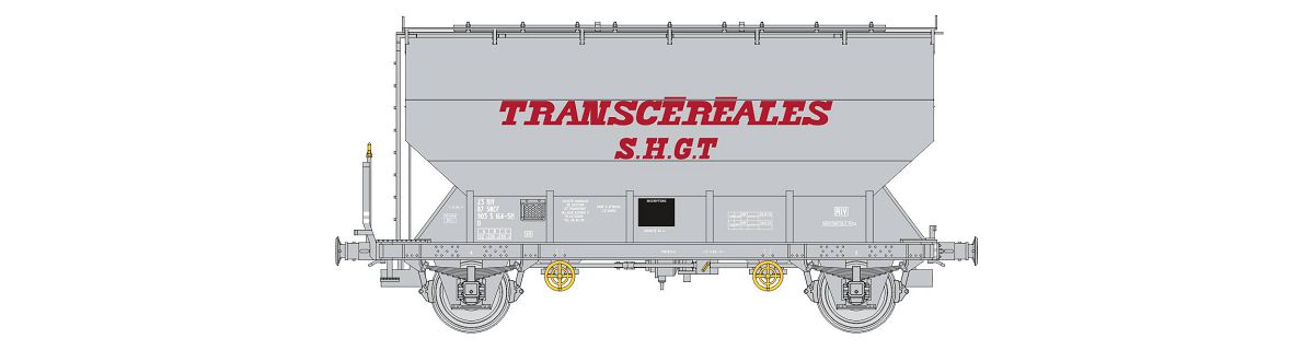REE Modeles WB-889 SNCF SHGT Getreidewagen Ep.4/5