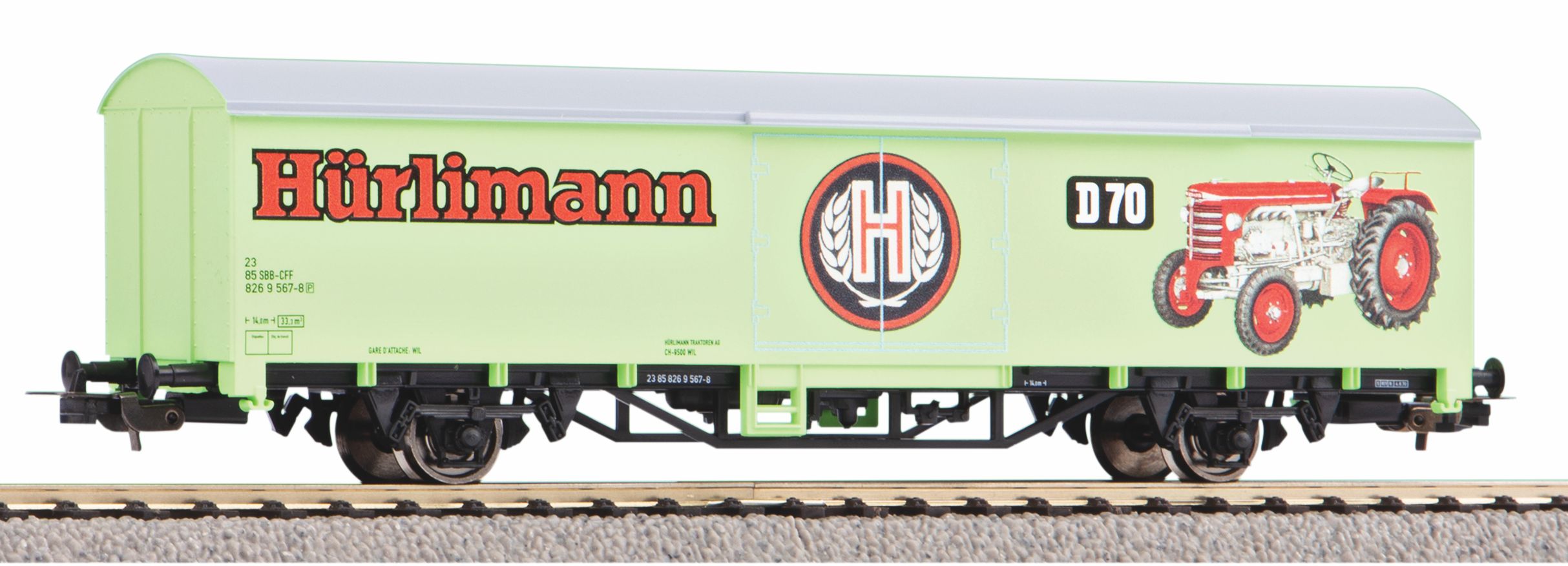 58799 SBB Hürlimann gedeckter Güterwagen Ep.6