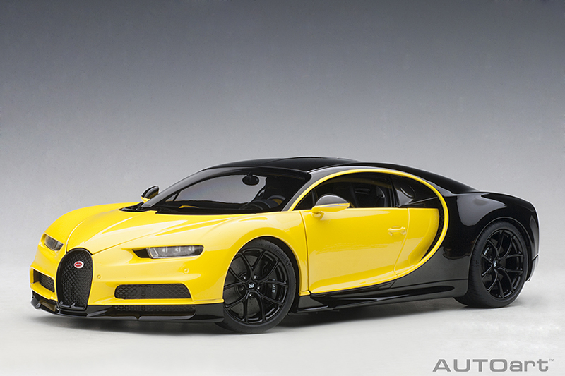 70994 Bugatti Chiron 2017 gelb/schwarz