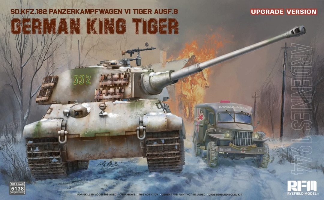 Rye Field Model RM-5138 German King Tiger Ausf.B Sd.Kfz.182