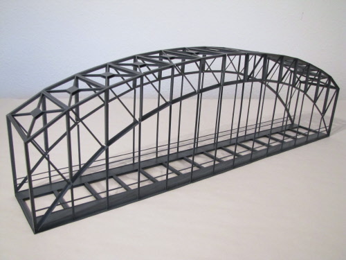 B075 Bogenbrücke  75cm, grau