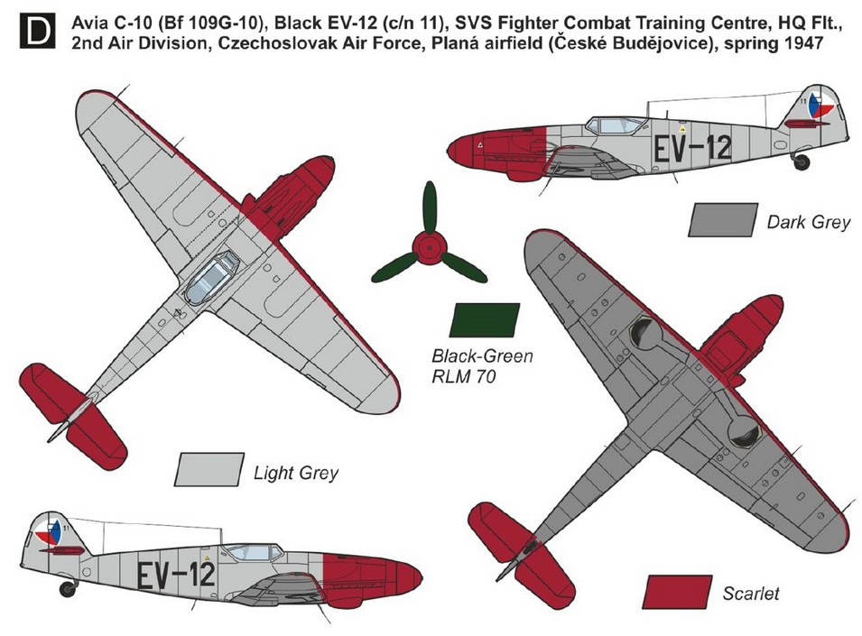 Mark 1 MKM144073N Bf 109G-10/Avia C-10 'Vigorou