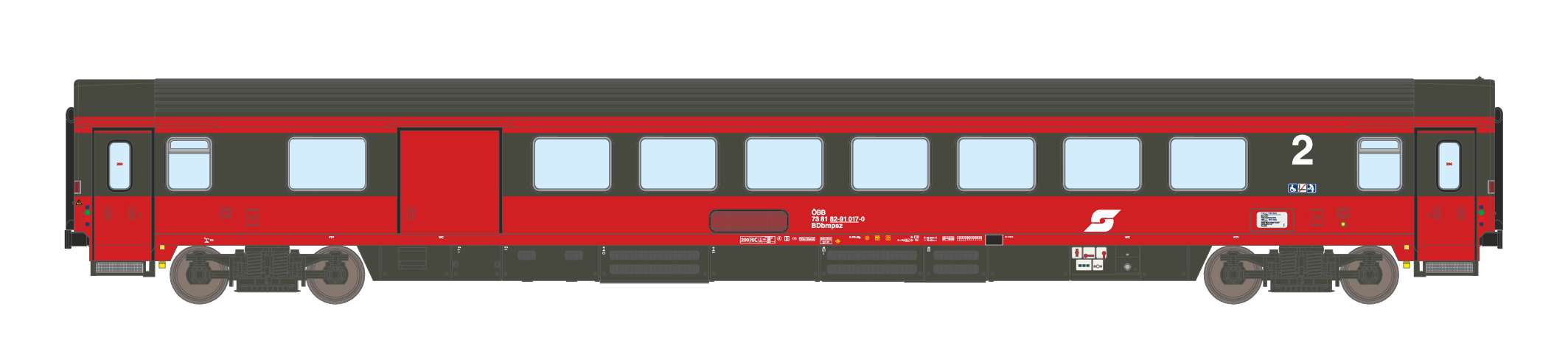 24010 ÖBB Halbgepäckwagen BDbmpsz 2.Kl. Ep.5