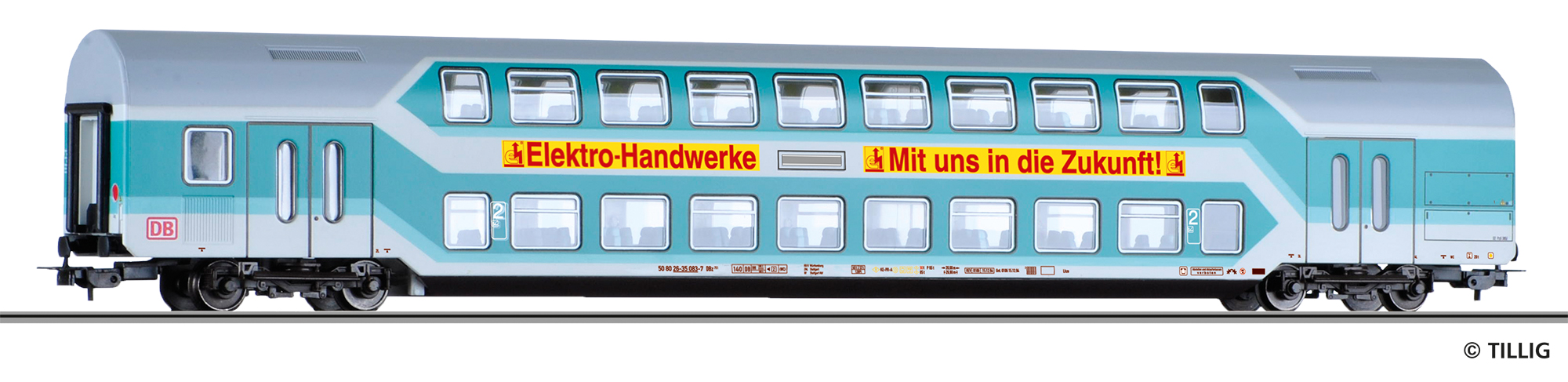 73821 DBAG Doppelstockwagen 2. Kl. DBz751 Ep.5