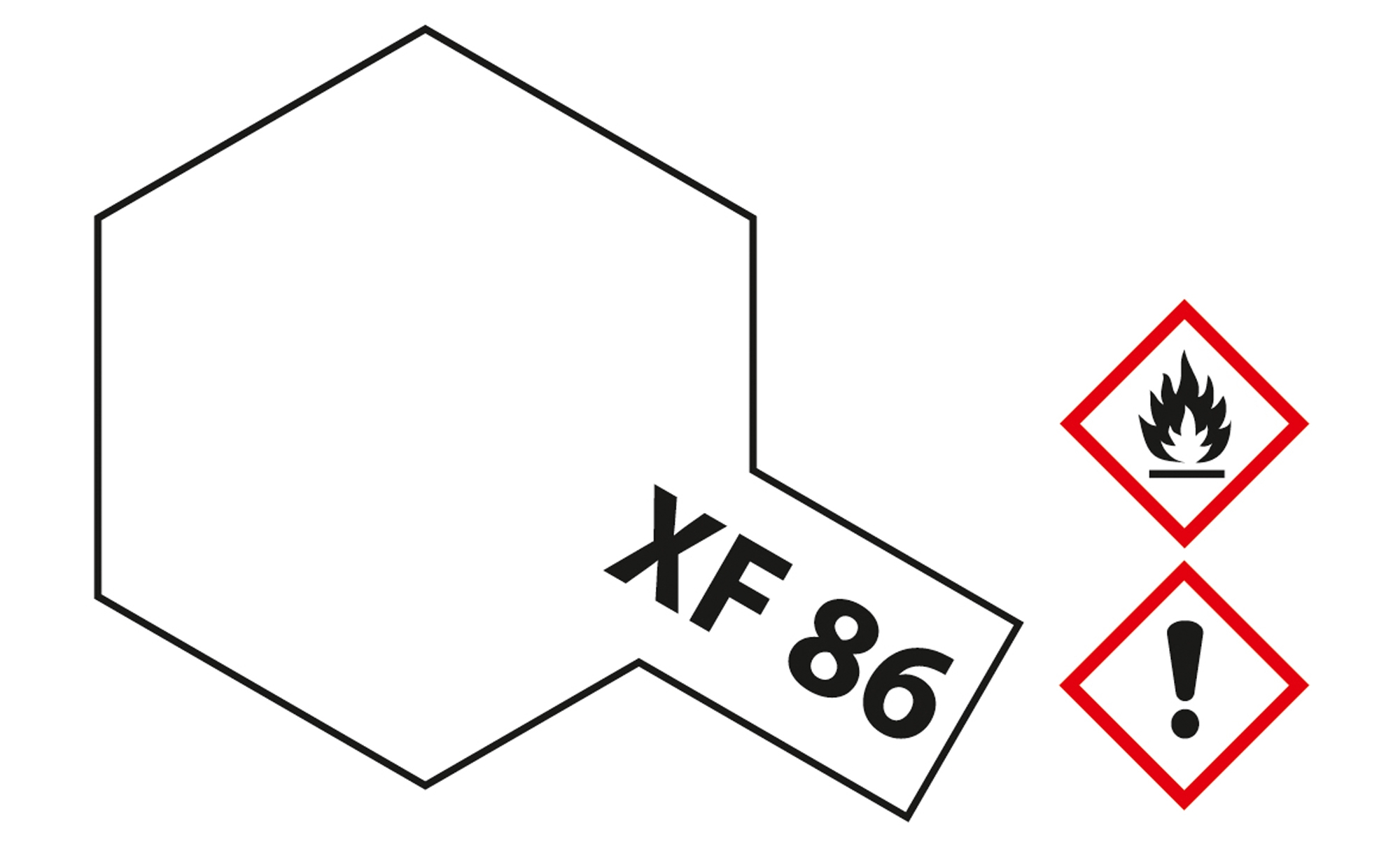 81786 XF86 Klarlack matt 10ml Acryl