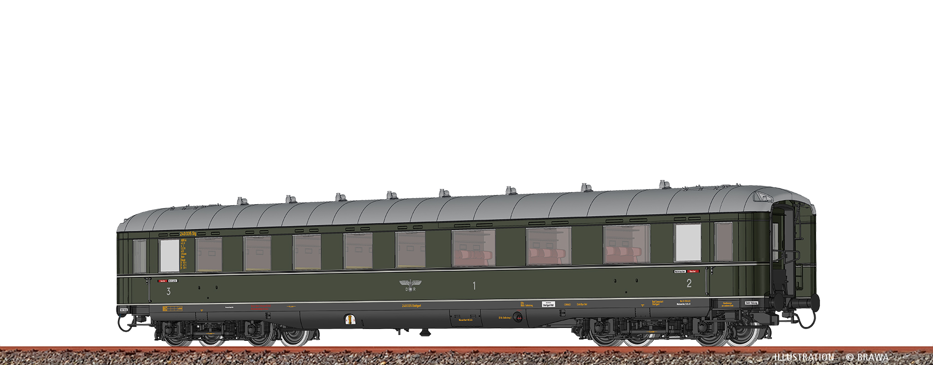 51028 DRG Schürzenwagen 1./2./3.Kl.ABC4i Ep.2